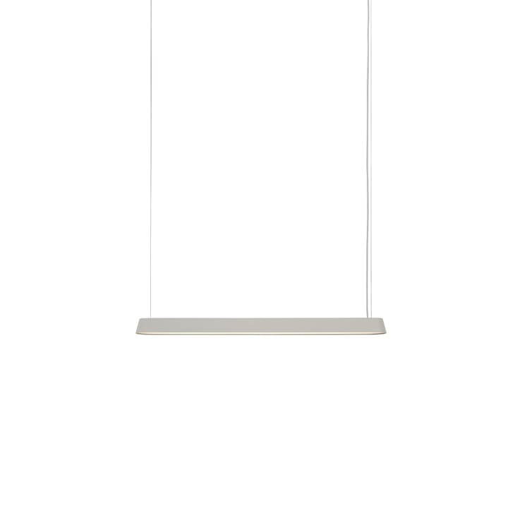 Linear Pendelleuchte - Grey, 87,2cm - Muuto