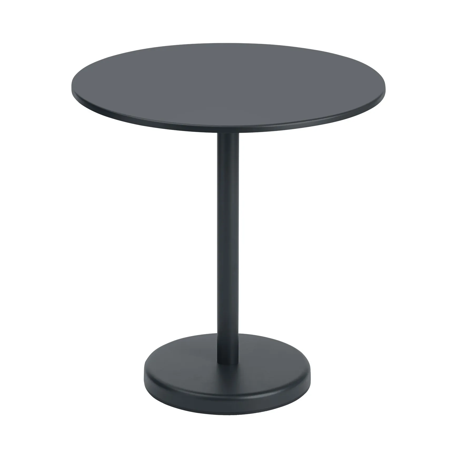 Linear Stahltisch Ø70cm, Black Muuto