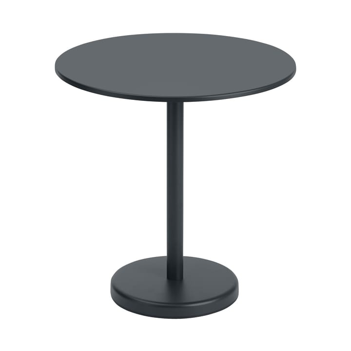 Linear Stahltisch Ø70cm - Black - Muuto