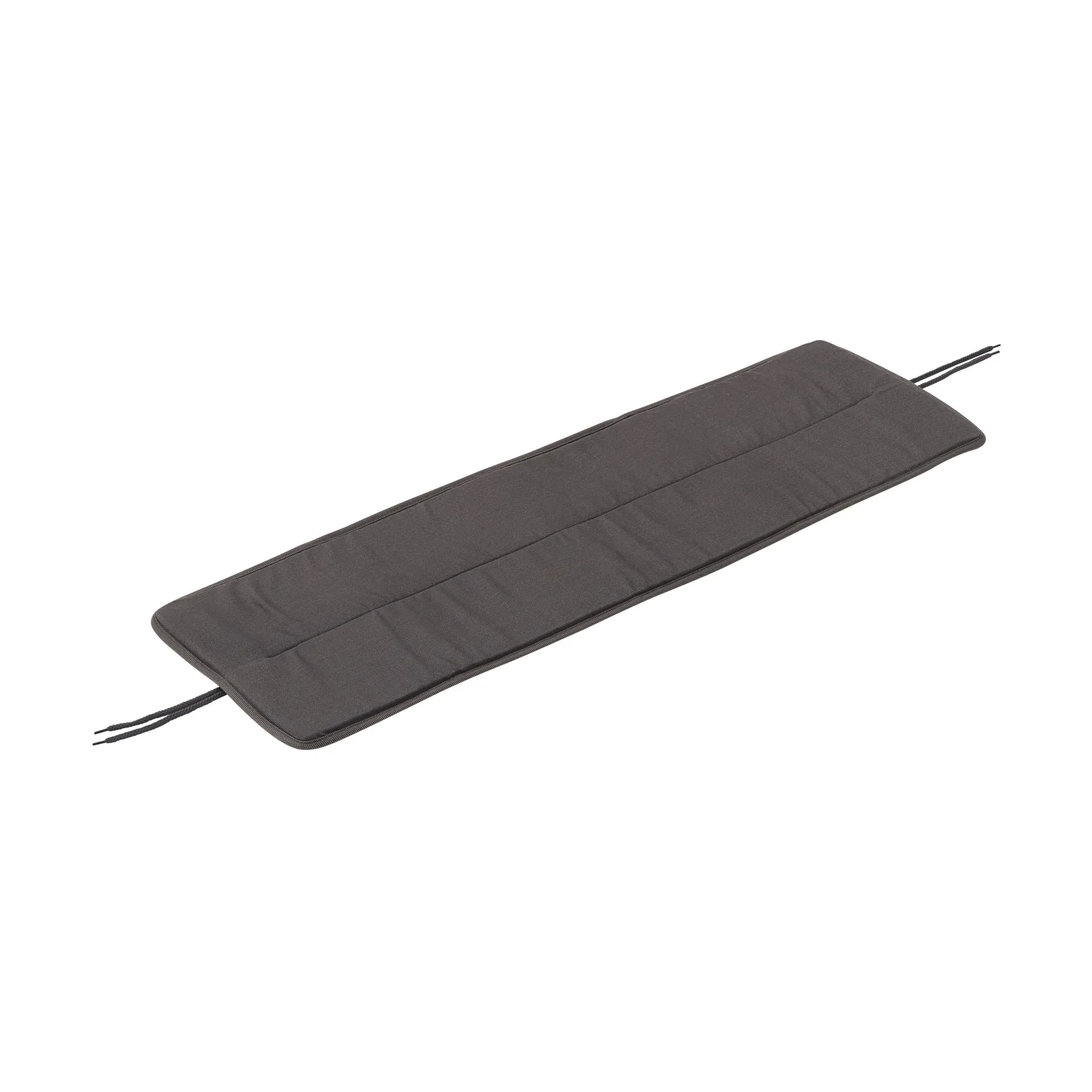 Linear Steel bench pad 110x32,5 cm, Dark grey Muuto