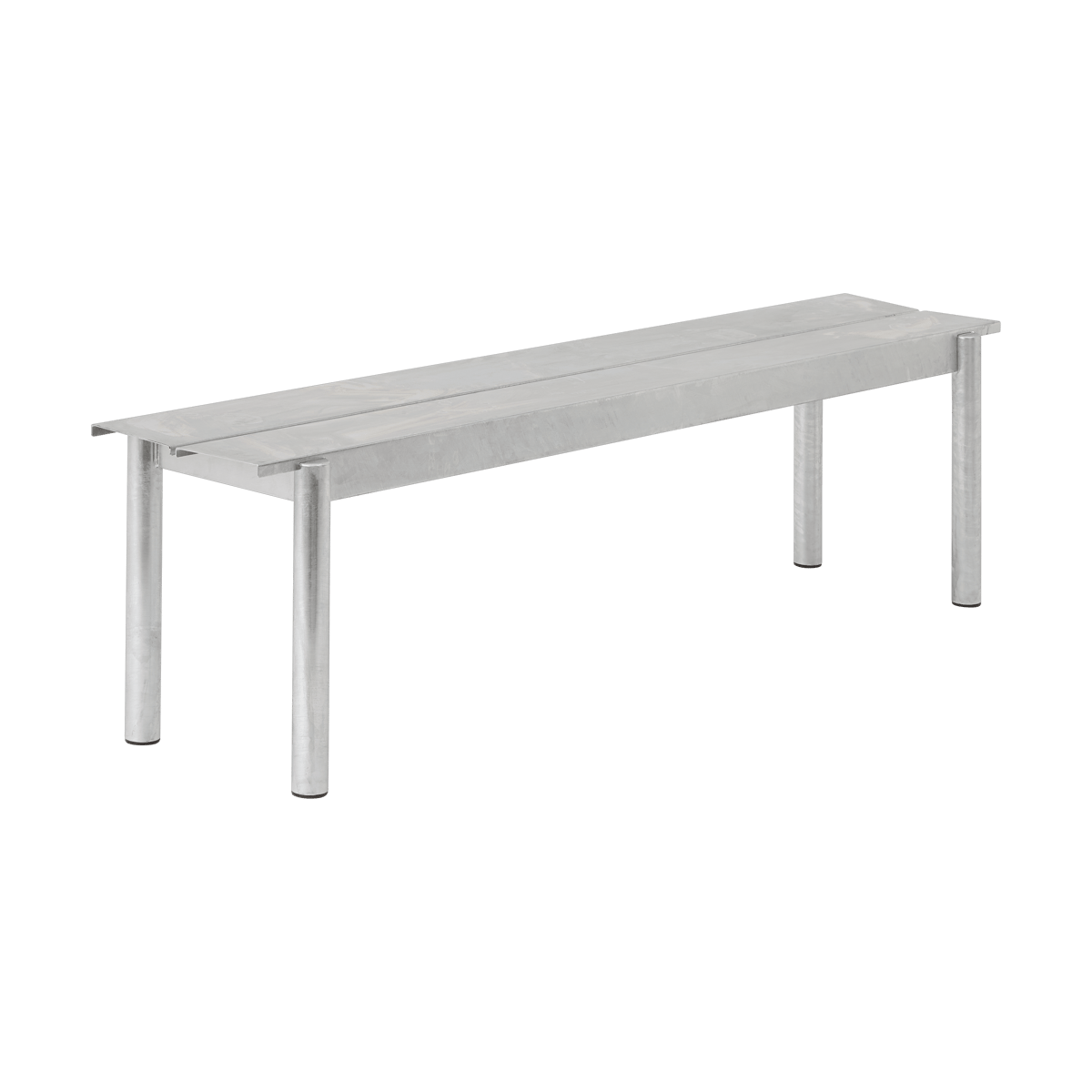 Muuto Linear steel bench Stahlbank 170cm Warm galvanized steel