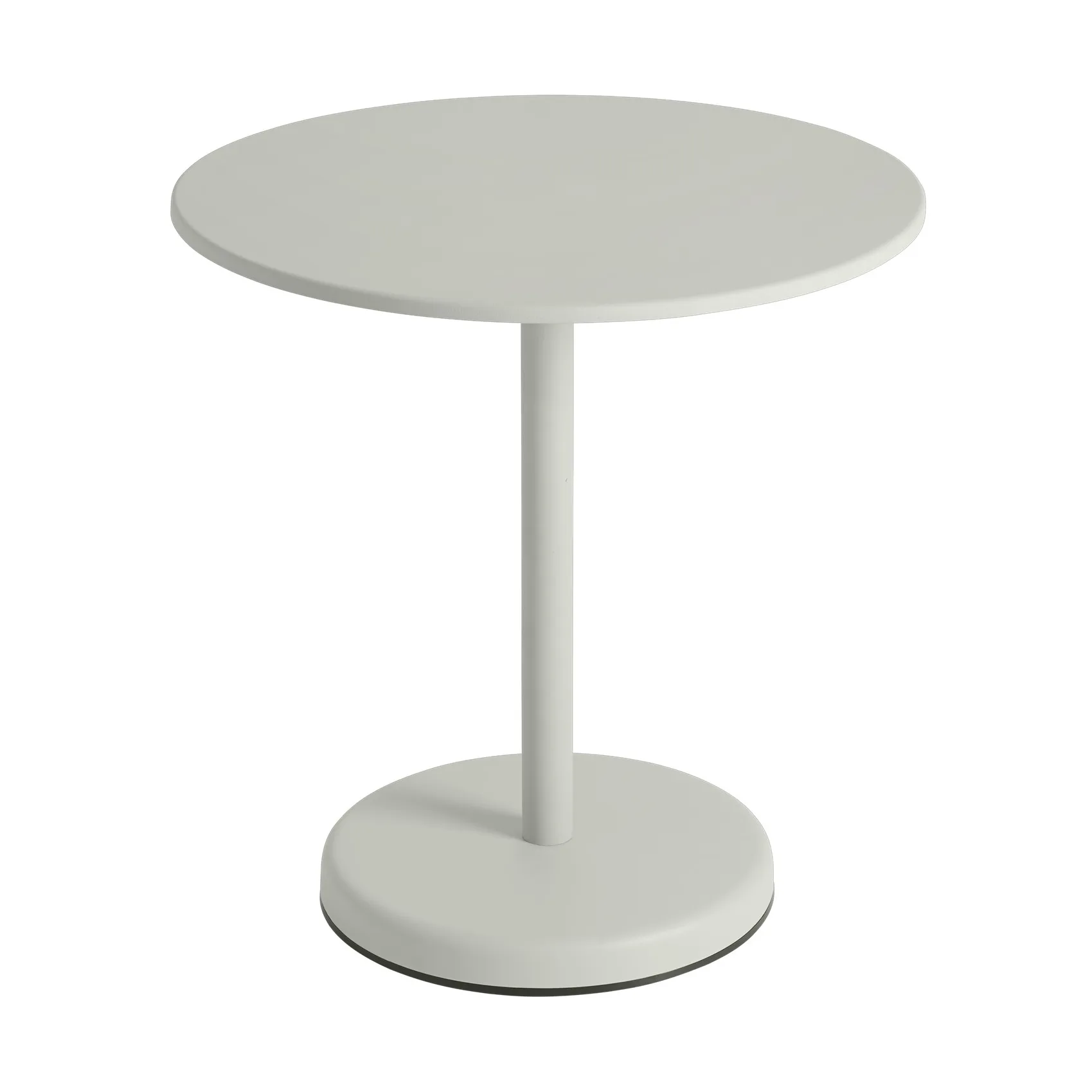 Linear Steel café table V2 Ø70 cm Grey,  Muuto