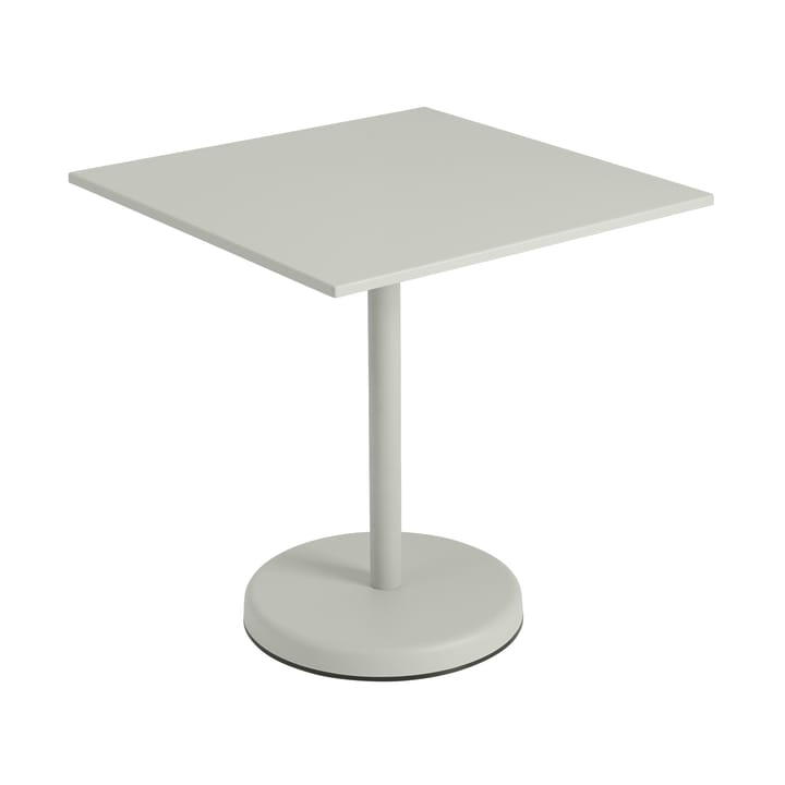 Linear Steel café table V2 70x70 cm Grey - undefined - Muuto