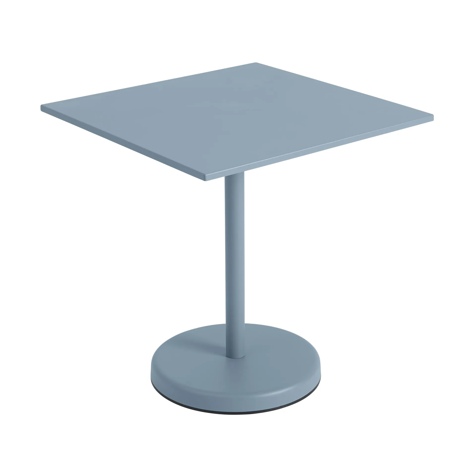 Linear Steel café table V2 Tisch 70x70 cm Pale Blue Muuto