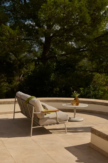 Linear Steel Couchtisch - Grey, Ø70x40 cm - Muuto