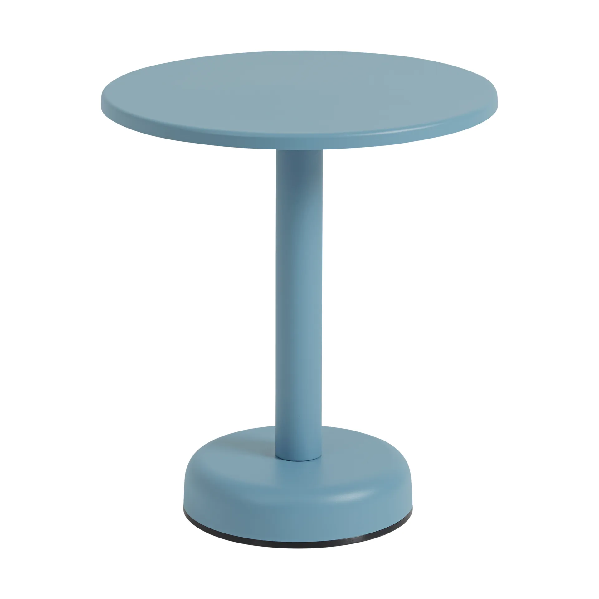 Linear Steel Couchtisch, Pale blue, Ø42x47 cm Muuto