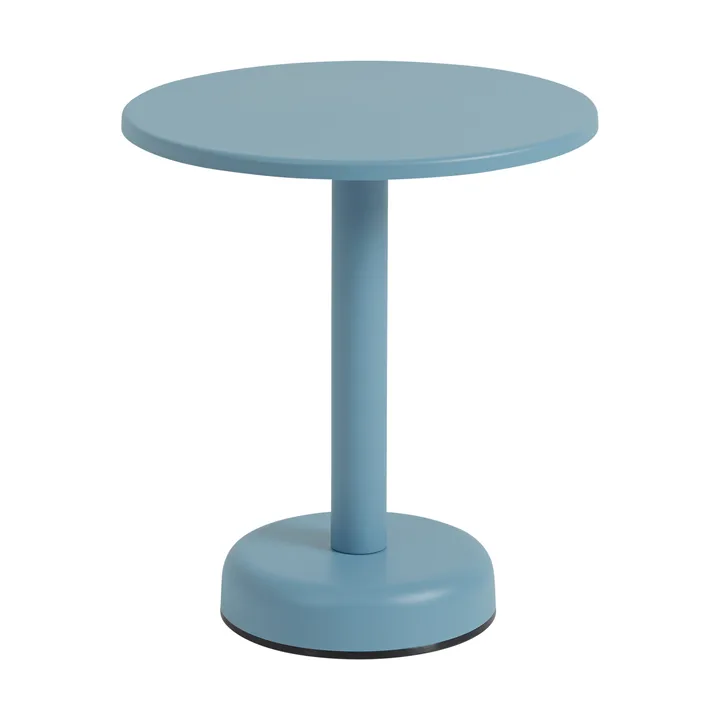 Linear Steel Couchtisch - Pale blue, Ø42x47 cm - Muuto