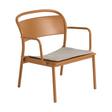 Linear Steel Loungesessel - Burnt orange - Muuto