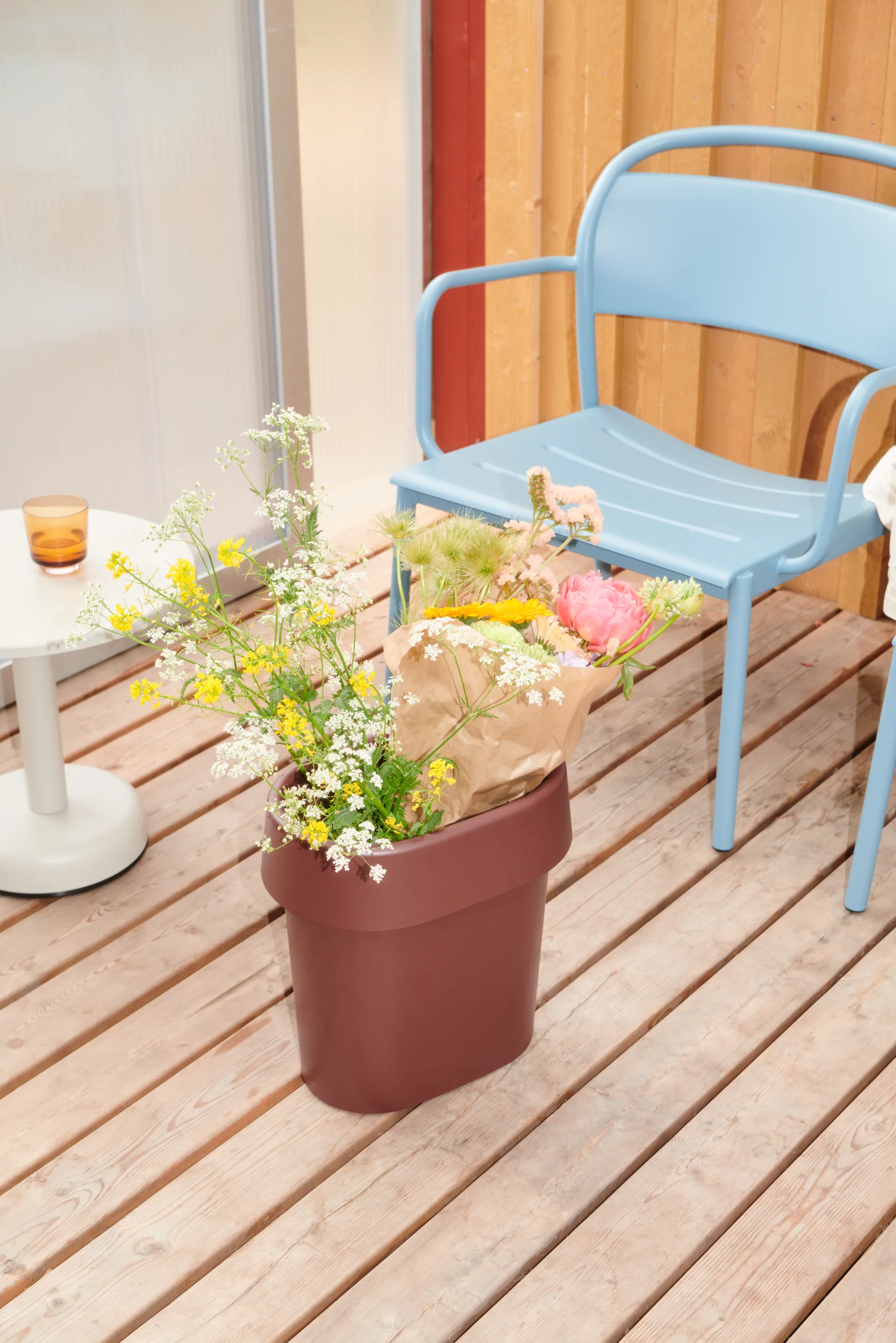 Linear Steel Loungesessel, Pale blue Muuto