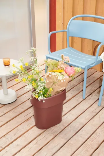 Linear Steel Loungesessel - Pale blue - Muuto