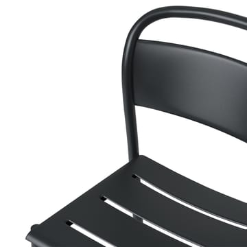 Linear steel side chair Stahlstuhl - Black - Muuto