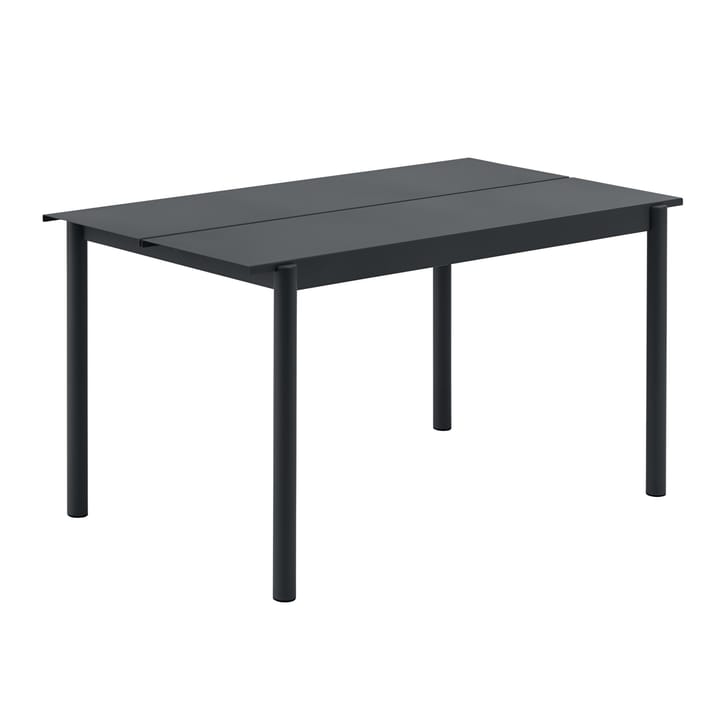 Linear steel table Stahltisch 140cm - Schwarz - Muuto