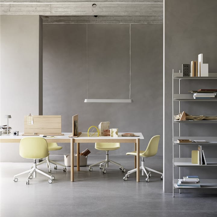 Linear System End Module Tisch, Oak veener-Oak 240 x 142cm Muuto