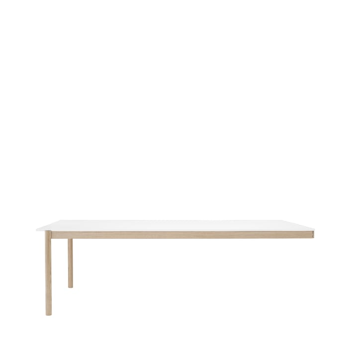 Linear System End Module Tisch - White laminate-Oak 240 x 142cm - Muuto