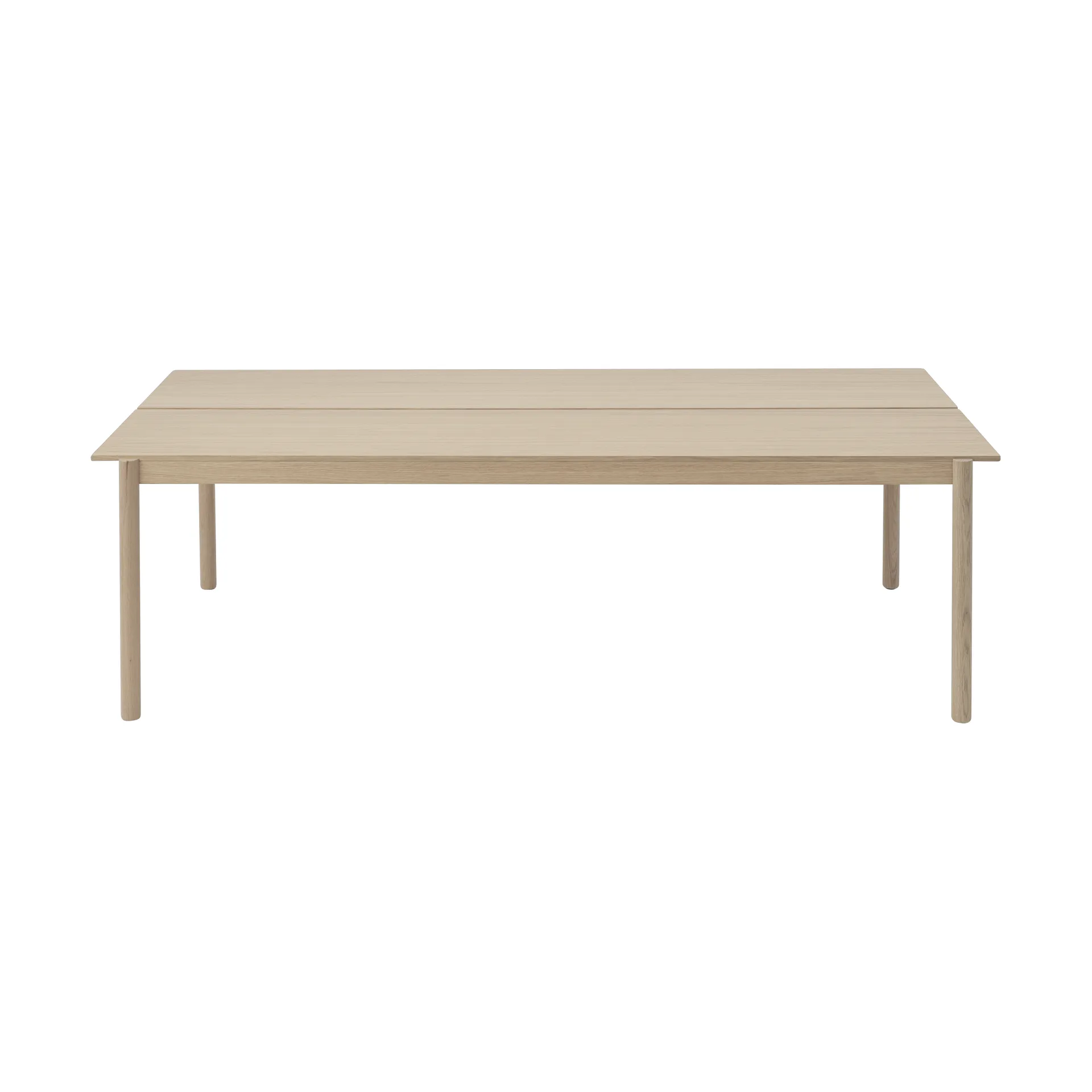 Linear System Esstisch 110x240 cm, Oak veneer-oak Muuto