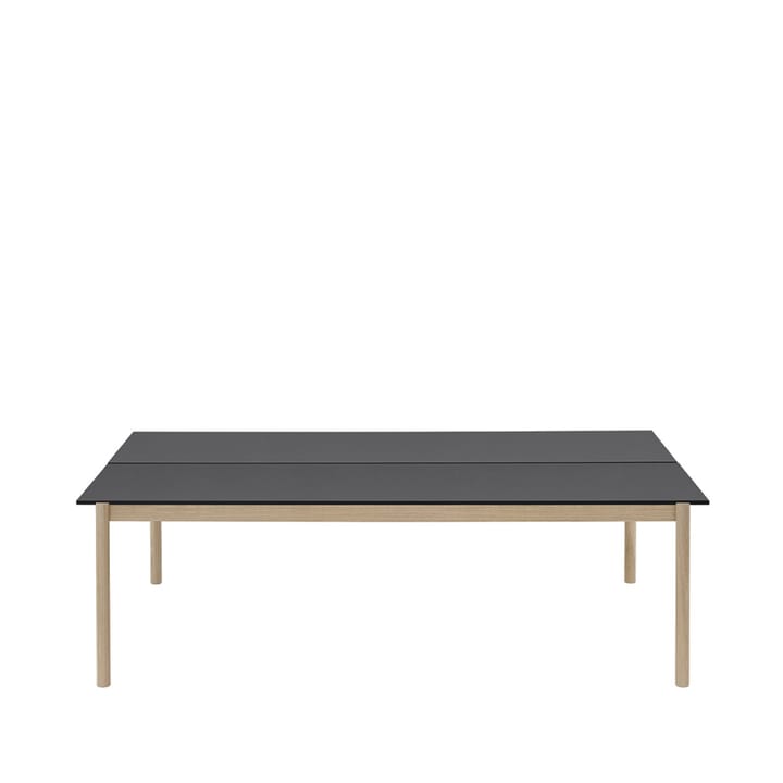 Linear System Tisch - Black nanolaminate-Black-Oak - Muuto