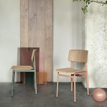 Loft Chair Stuhl - Dusty green-Eiche - Muuto