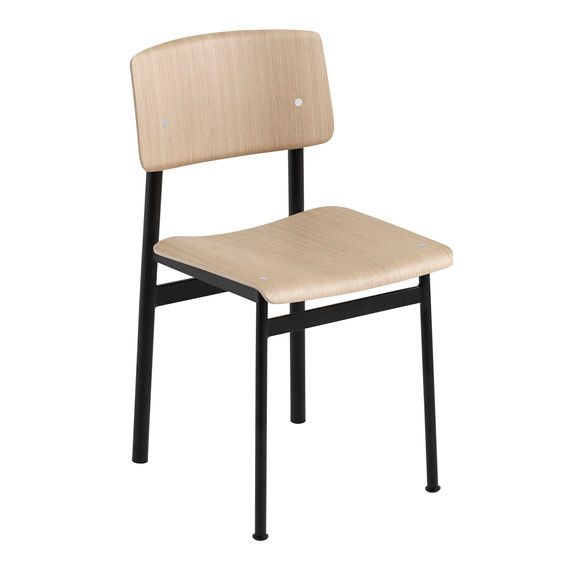 Loft Chair Stuhl, Oak-Black Muuto