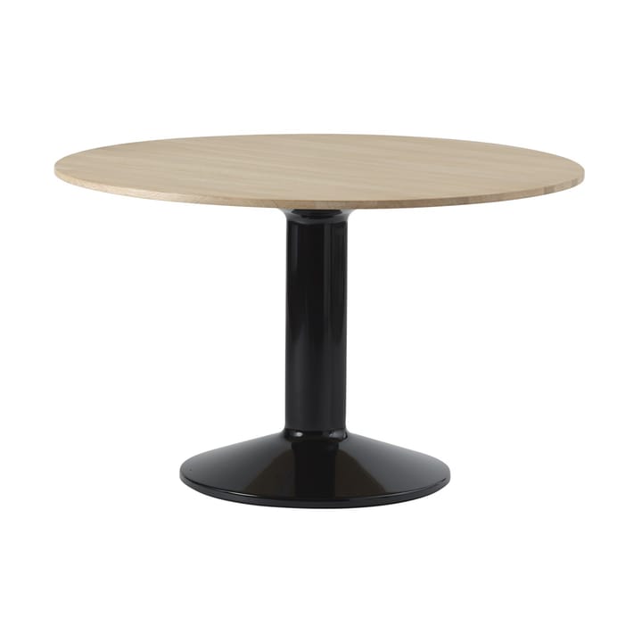 Midst Säulentisch Ø120cm - Oiled Oak-Black - Muuto