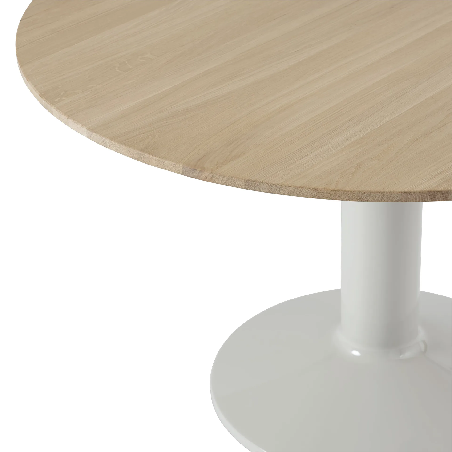Midst Säulentisch Ø120cm, Oiled Oak-Grey Muuto