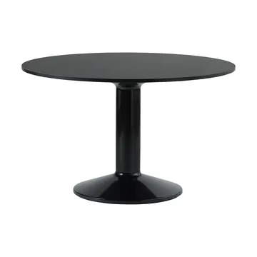 Midst Säulentisch - Black nanolaminate-black, Ø120 cm - Muuto