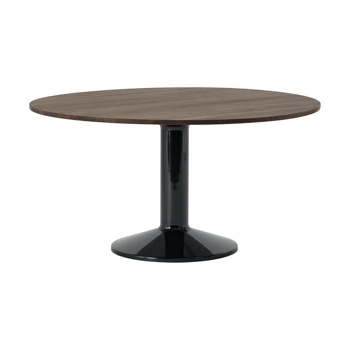 Midst Säulentisch - Dark oiled oak-black, Ø140 cm - Muuto
