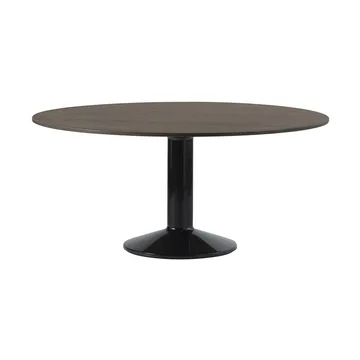 Midst Säulentisch - Dark oiled oak-black, Ø160 cm - Muuto