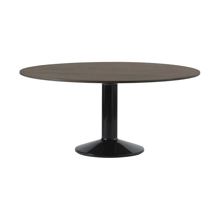Midst Säulentisch - Dark oiled oak-black, Ø160 cm - Muuto
