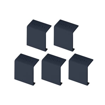 Mini stacked 2.0 Clips, 5er Pack - Mitternachtsblau - Muuto