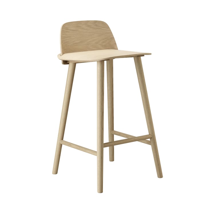 Nerd Barstuhl 75cm - Eiche - Muuto