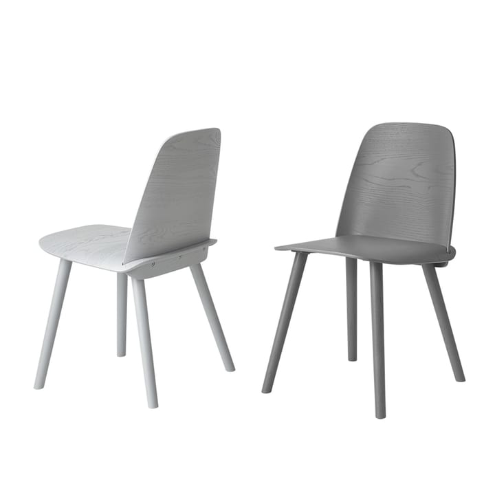 Nerd Esszimmerstuhl, Grau Muuto