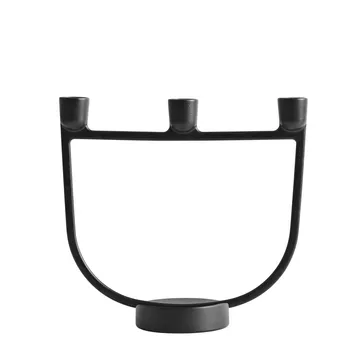 Open Kerzenhalter - Schwarz - Muuto