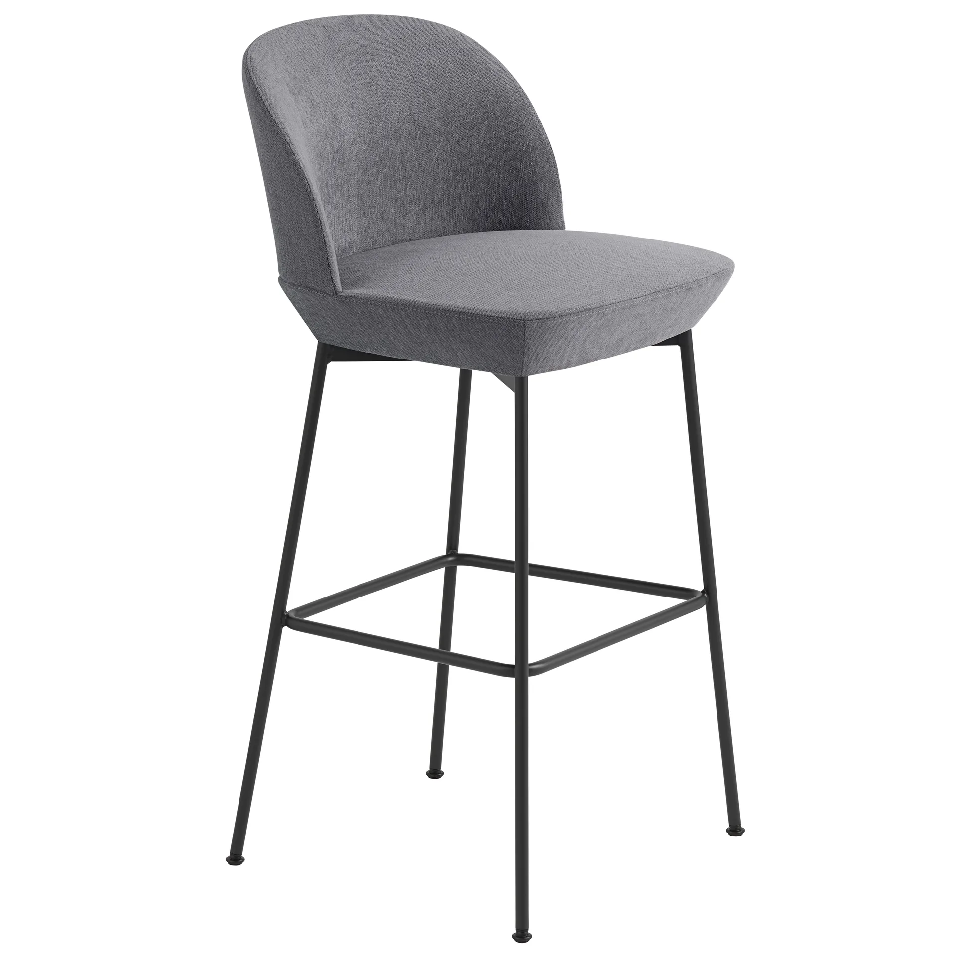 Oslo Bar Barhocker schwarze Beine, Still 161 Muuto