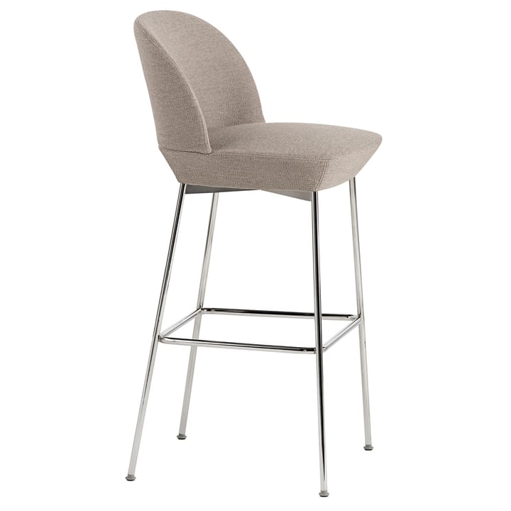 Oslo Bar Barhocker verchromte Beine - Ocean 32 - Muuto