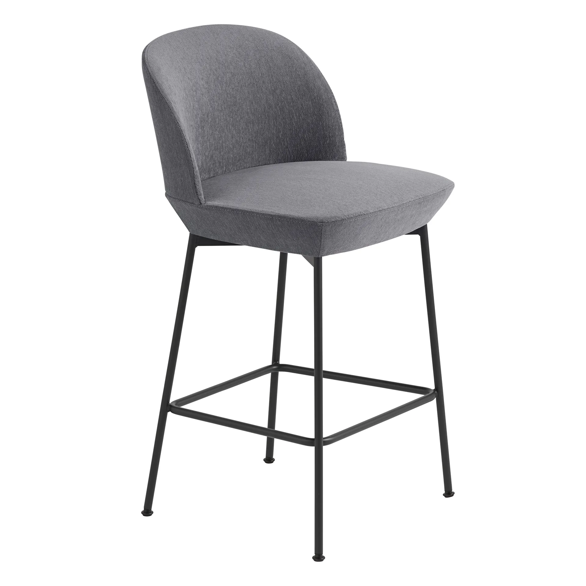 Oslo Counter Stuhl 65cm, Still 161-Anthracite black Muuto