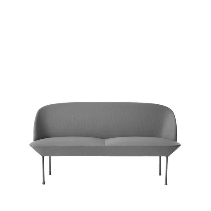 Oslo Sofa 2-Sitzer - Steelcut 160-Light grey - Muuto