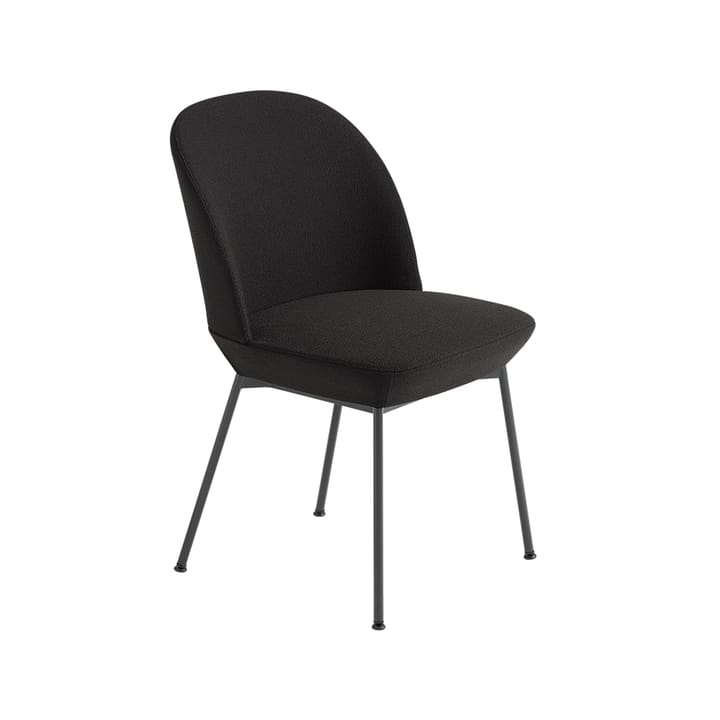 Oslo Stuhl Stoffsitz - Ocean 3-Anthracite black - Muuto