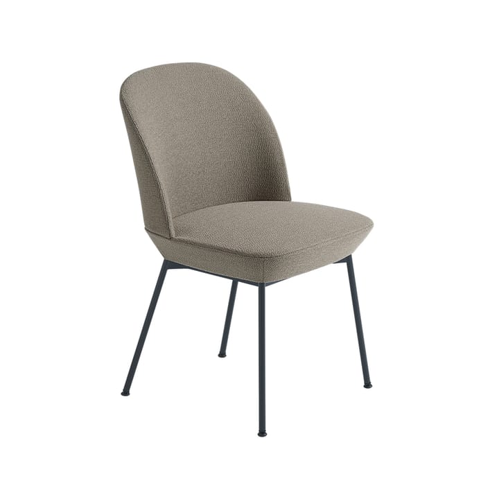 Oslo Stuhl Stoffsitz - Ocean 52-Anthracite black - Muuto