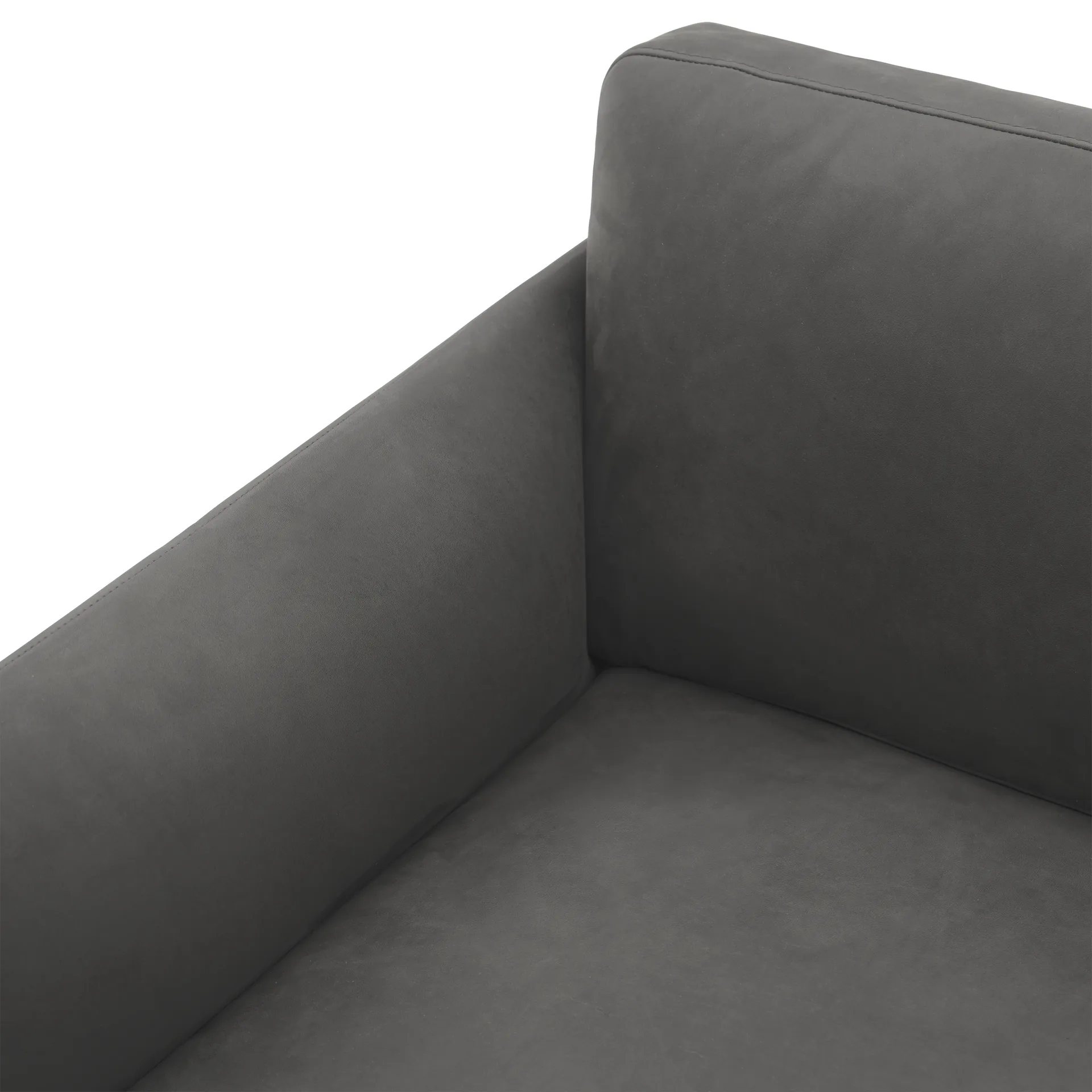 Outline Sofa 3-Sitzer Leder, Grace leather Camel-schwarze Beine Muuto
