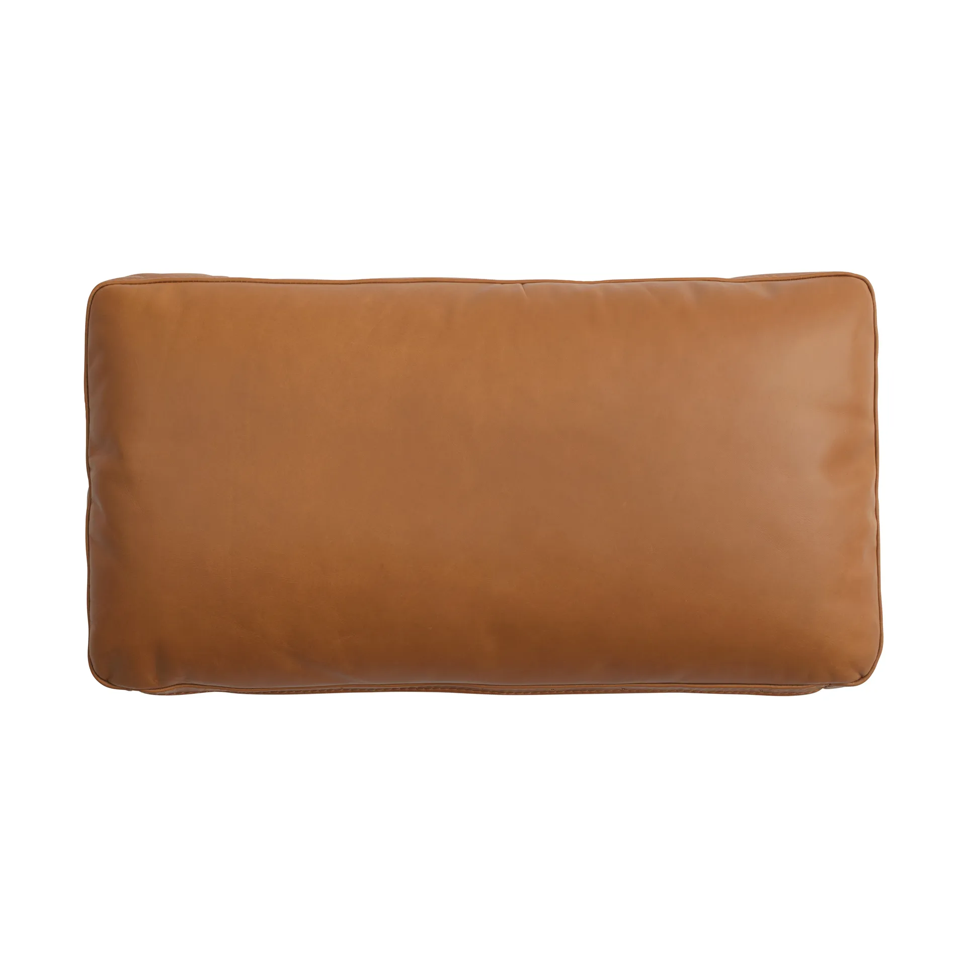 Outline soft Kissen, Refine Leather Cognac, 55x30 cm Muuto