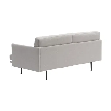Outline Soft Sofa - Clay 12-schwarze Beine, 2-sitzig - Muuto