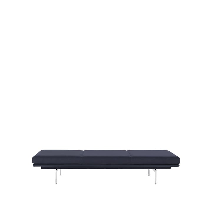 Outline Tagesbett - Vidar 554-Aluminium - Muuto