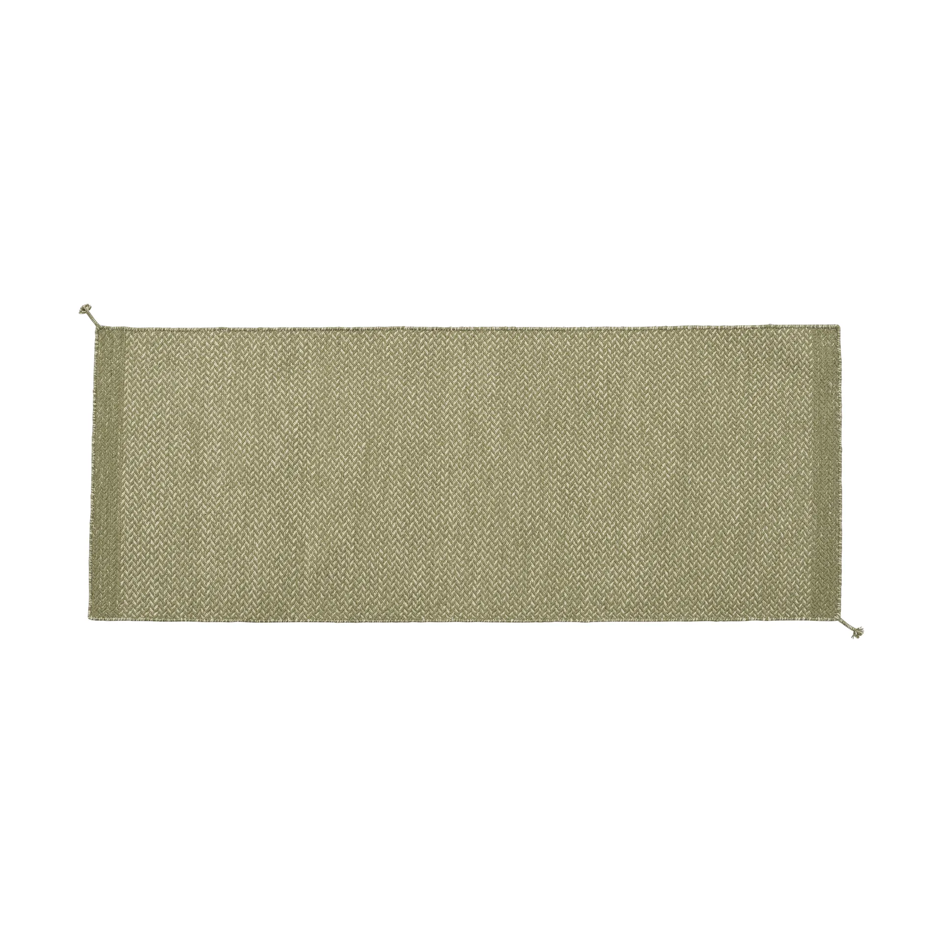 Ply Teppich 80x200 cm, Moss green Muuto