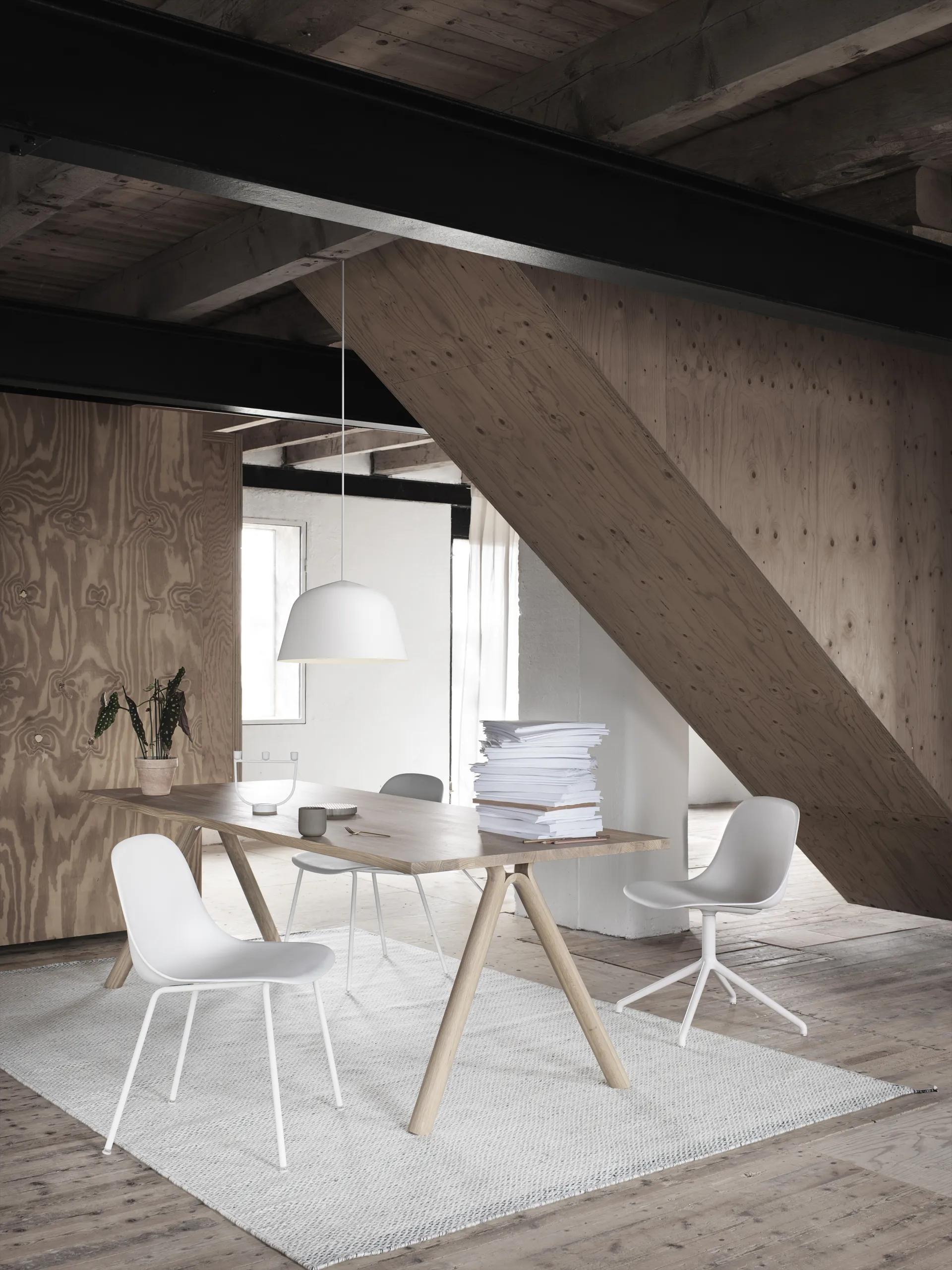 Ply Wollteppich 200 x 300cm, Grey Muuto