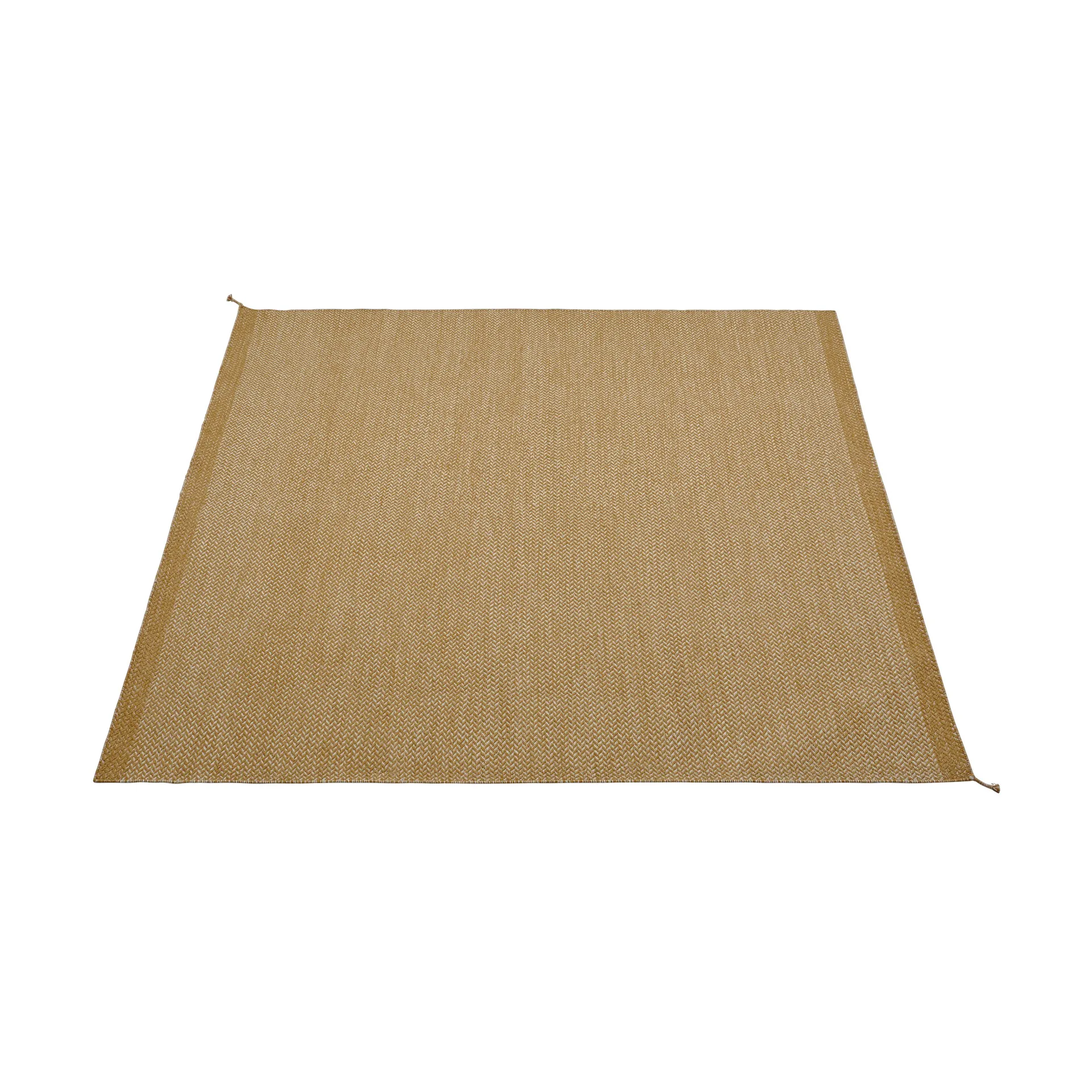 Ply Wollteppich 240x240 cm, Burnt orange Muuto