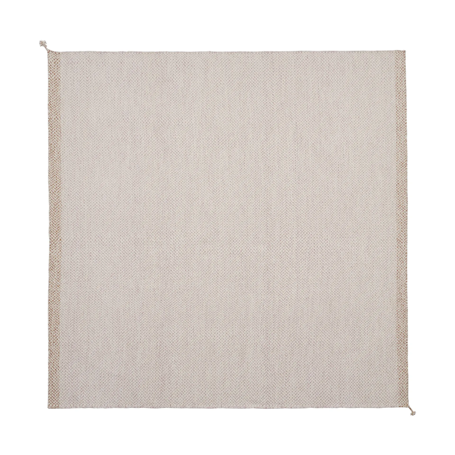 Ply Wollteppich 240x240 cm, Light rose Muuto