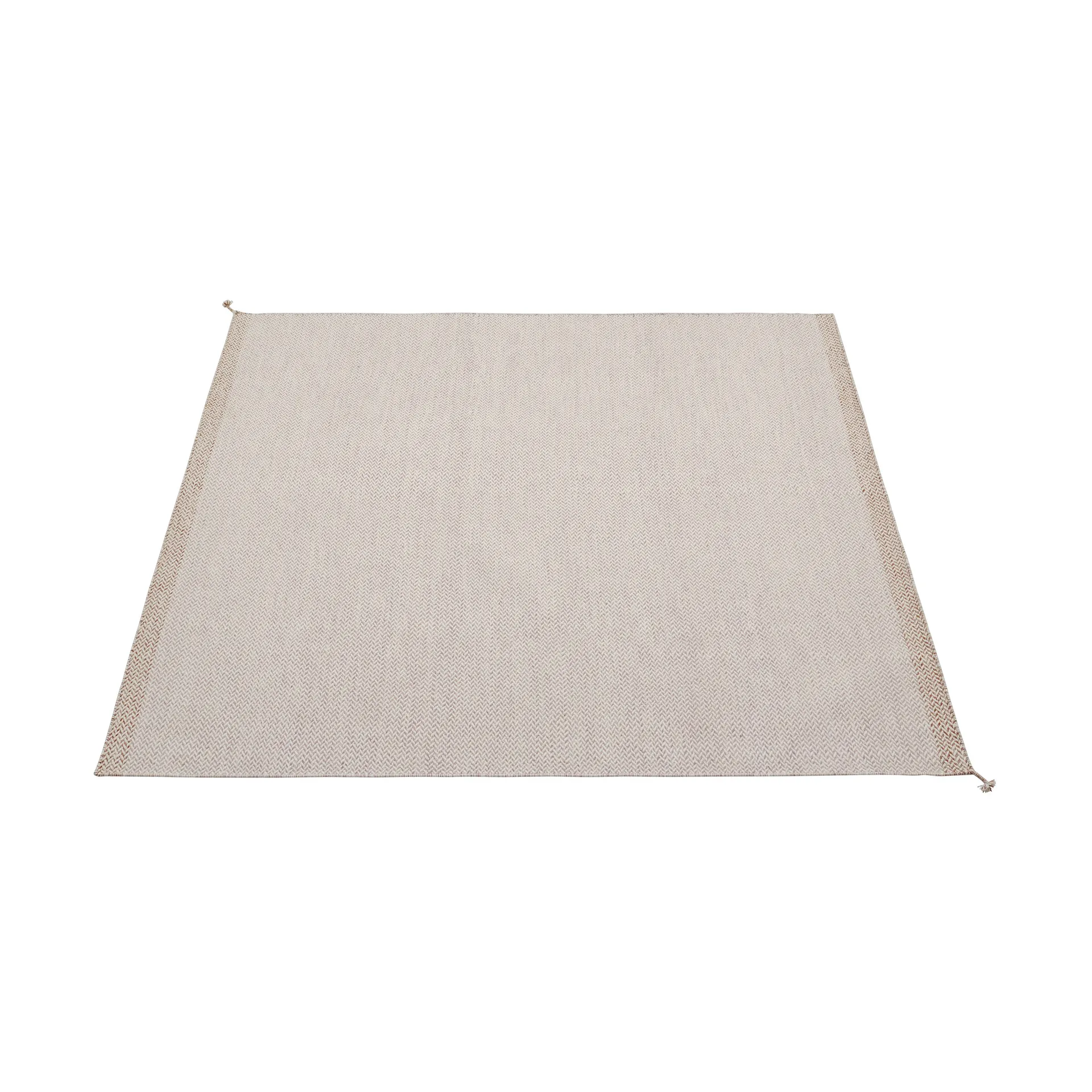 Ply Wollteppich 240x240 cm, Light rose Muuto