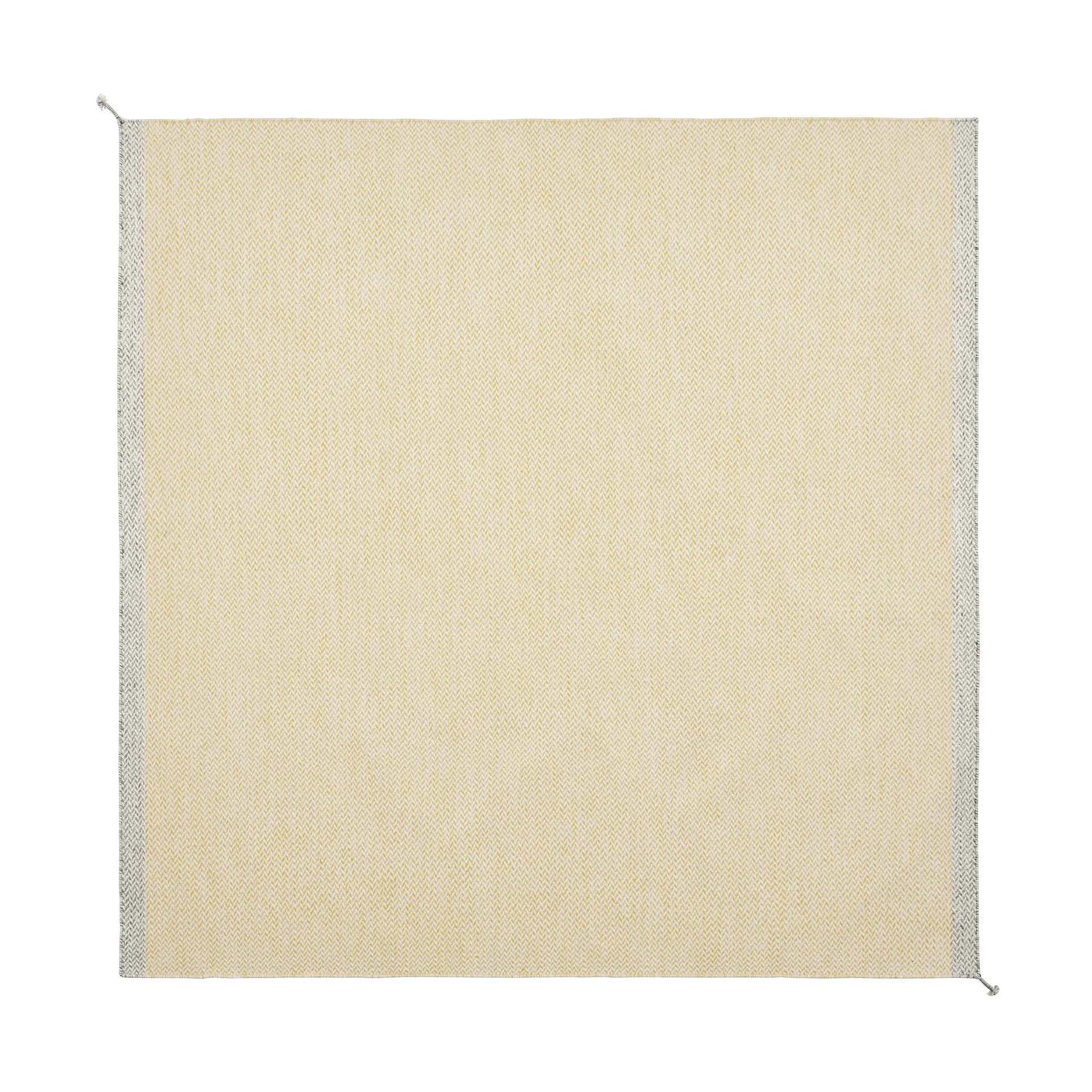 Ply Wollteppich 240x240 cm, Yellow Muuto