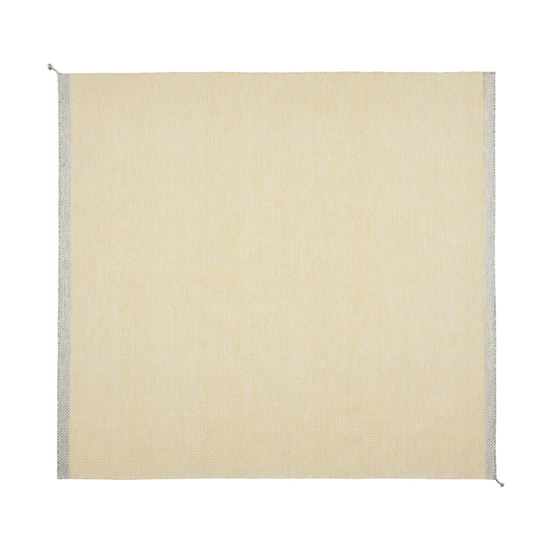Ply Wollteppich 280x280 cm, Yellow Muuto