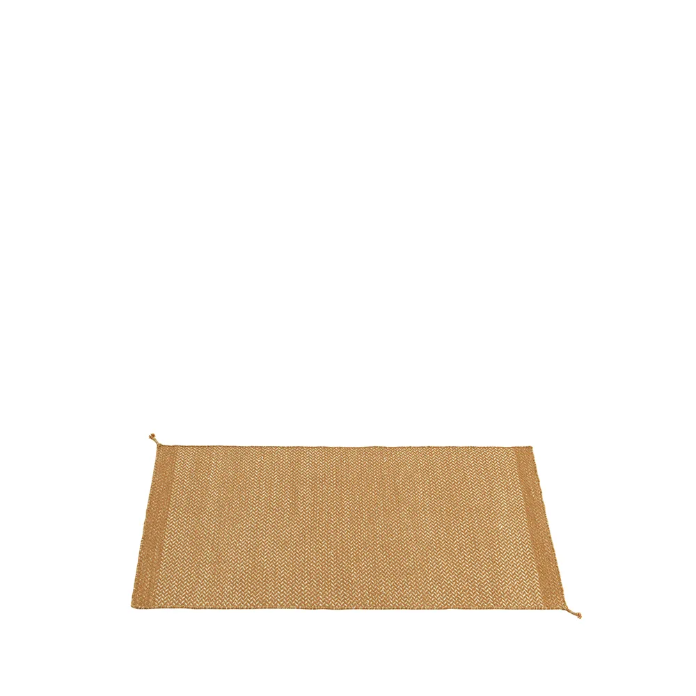 Ply Wollteppich 85 x 140cm, Burnt orange Muuto